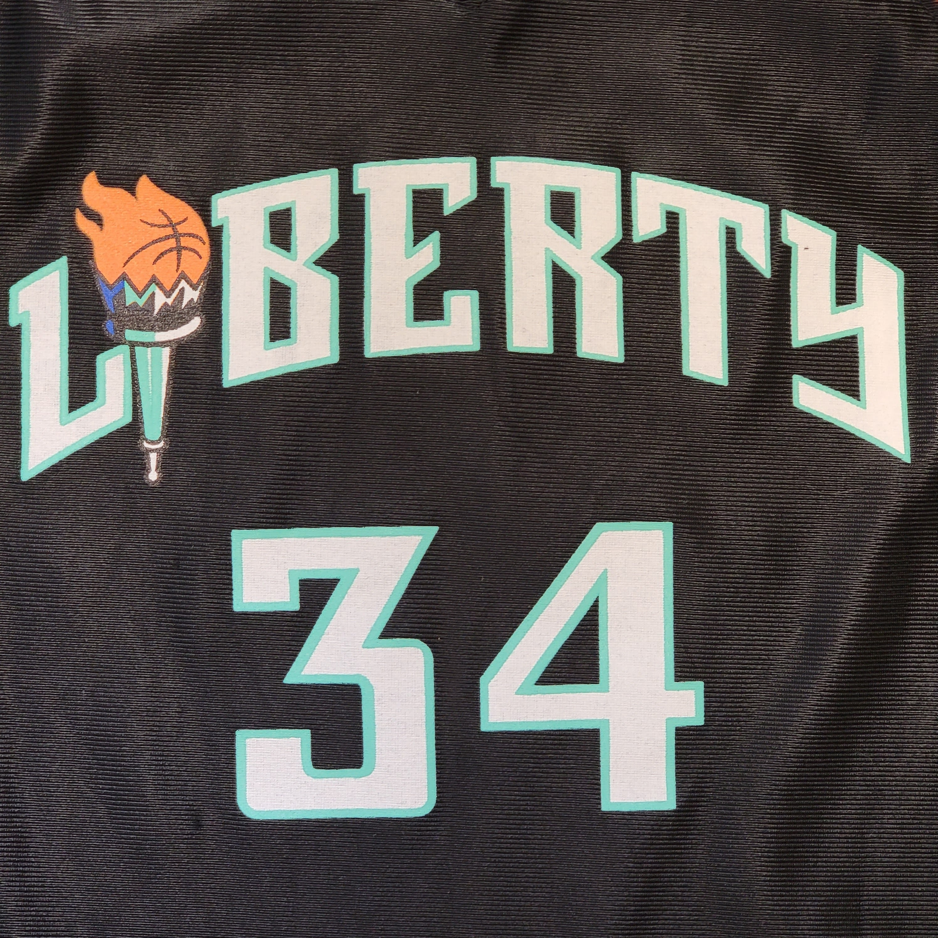 New York Liberty Vintage 90s Kym Hampton WNBA Champion 