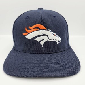 Denver Broncos Vintage Sports Specialties Snapback Hat - NFL Football Navy Blue & Orange Baseball Cap - One Size Fits All - FREE SHIPPING