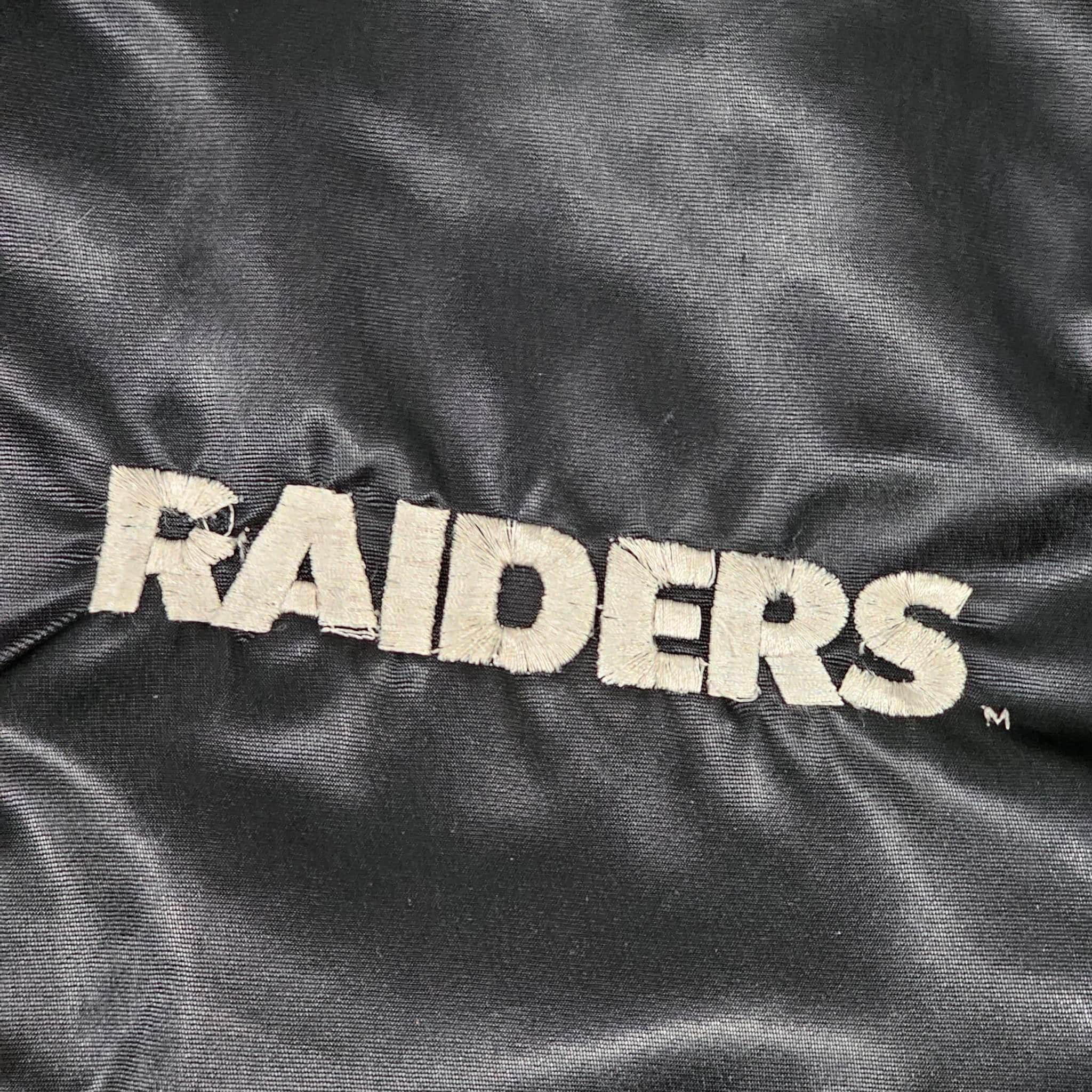 Los Angeles Raiders Vintage Starter Satin Bomber Jacket Los Angeles Raiders Vintage Starter Satin Bomber Jacket