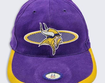 Minnesota Vikings Vintage Y2K Sports Specialties Adjustable Hat - NFL Pro Line - Stitched On Logos - One Size Fits All - FREE SHIPPING
