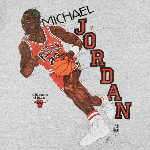 マイケル ジョーダン ヴィンテージ 80 年代 カートゥーン T マイケル ジョーダン ヴィンテージ 80 年代 カートゥーン T