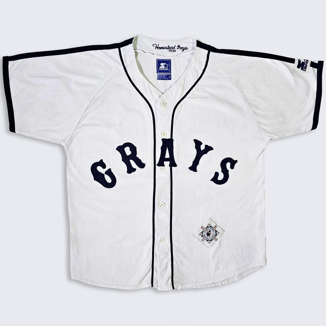 Homestead Grays Vintage 90s Starter Negro League Baseball Jersey