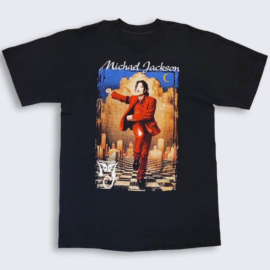 Michael Jackson Vintage 90s King of Pop Europe Tour T-shirt - Etsy