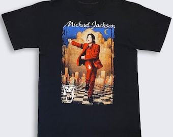 Michael Jackson Vintage 90s King of Pop Europe Tour T-Shirt