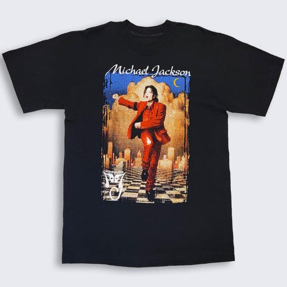 Michael Jackson Vintage 90s King of Pop Europe Tour T-shirt - Etsy