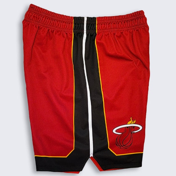 My Moreyea Men's Basketball Shorts Red 1997-98 Vintage Classics Athletic Basketball Shorts with Pockets for Men