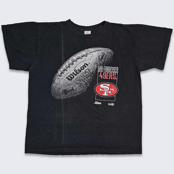 San Francisco 49ers Vintage 90s Salem Sportswear T-Shirt - Single Stitch - Made in USA - Size Men's : Extra Large ( XL ) - Free Shipping