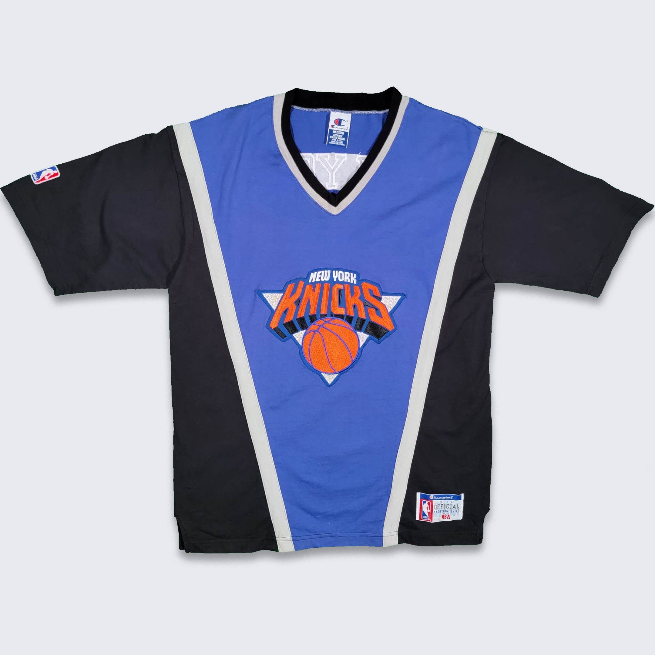 Vintage NBA NEW YORK KNICKS Shooting Shirt Retro CHAMPION XL