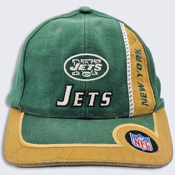 New York Jets Vintage Puma Strapback Hat - NFL Football Green Baseball Style Cap - Pro Line Authentic - One Size Fits All - Free Shipping