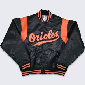 Baltimore Orioles Vintage 80s Felco Satin Bomber Jacket MLB 