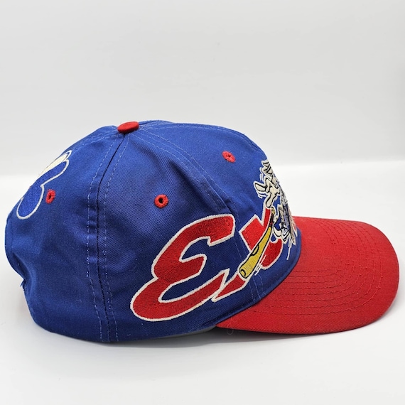 Montreal Expos Vintage 90s Bugs Bunny Snapback Hat - MLB Looney