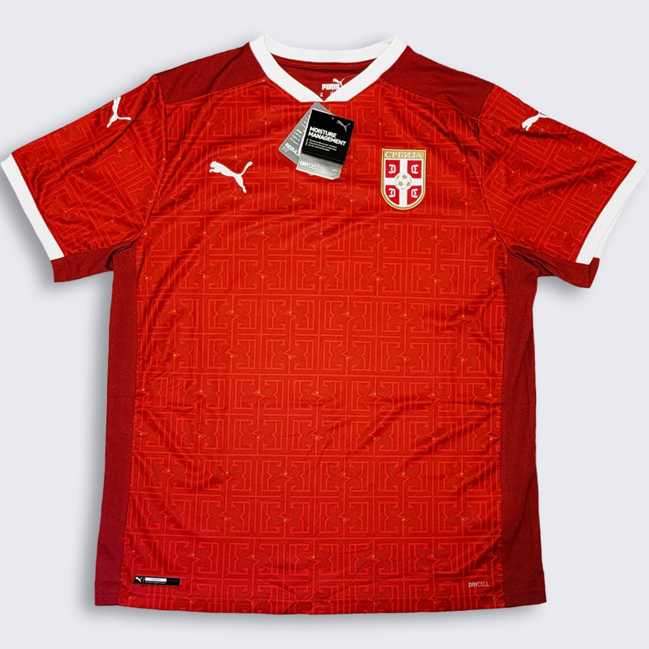 Serbia Brand New Red Soccer Jersey Etsy