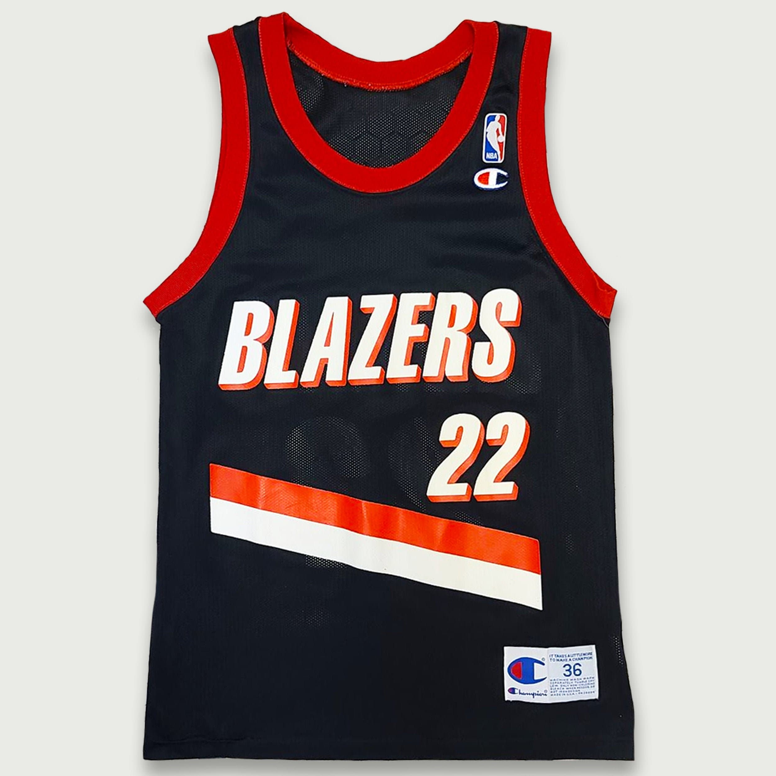 Vintage Portland Trail Blazers Clyde Drexler Champion Basketball