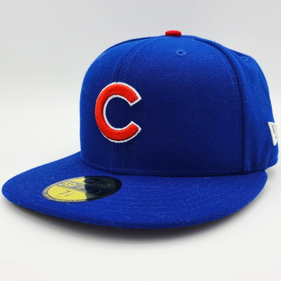 Chicago Cubs Special Edition New Era Fitted Baseball Hat - 2016 Postseason Edition - NWT - Blue and Red Cap - Fitted Size 8 - FREE SHIPPING