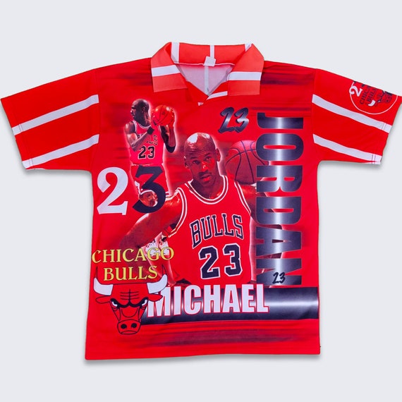 Michael Jordan Vintage 90s Chicago Bulls Tribute Soccer