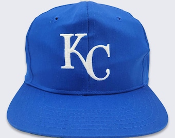 Kansas City Royals Vintage 90s Top of the World Snapback Hat - Blue Baseball Style Cap - MLB Licensed Product - One Size - FREE SHIPPING