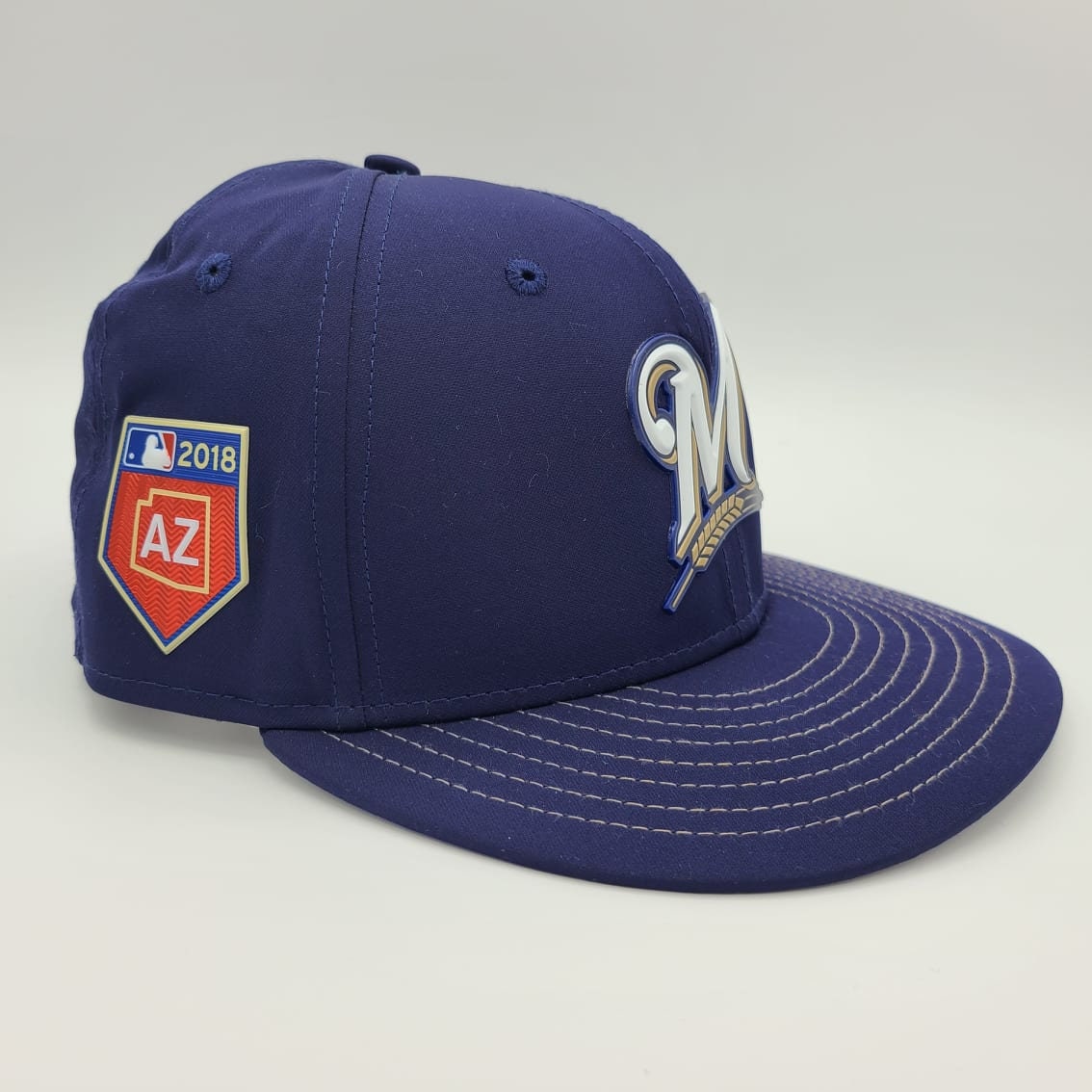 Milwaukee Brewers Special Edition New Era Fitted Baseball Hat - 2018 Arizona Spring Training - Fitted Size 6 3/4 