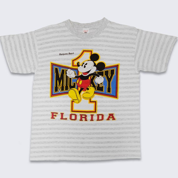 Mickey Mouse Vintage 90s Disney Florida T-shirt- Pompano Beach