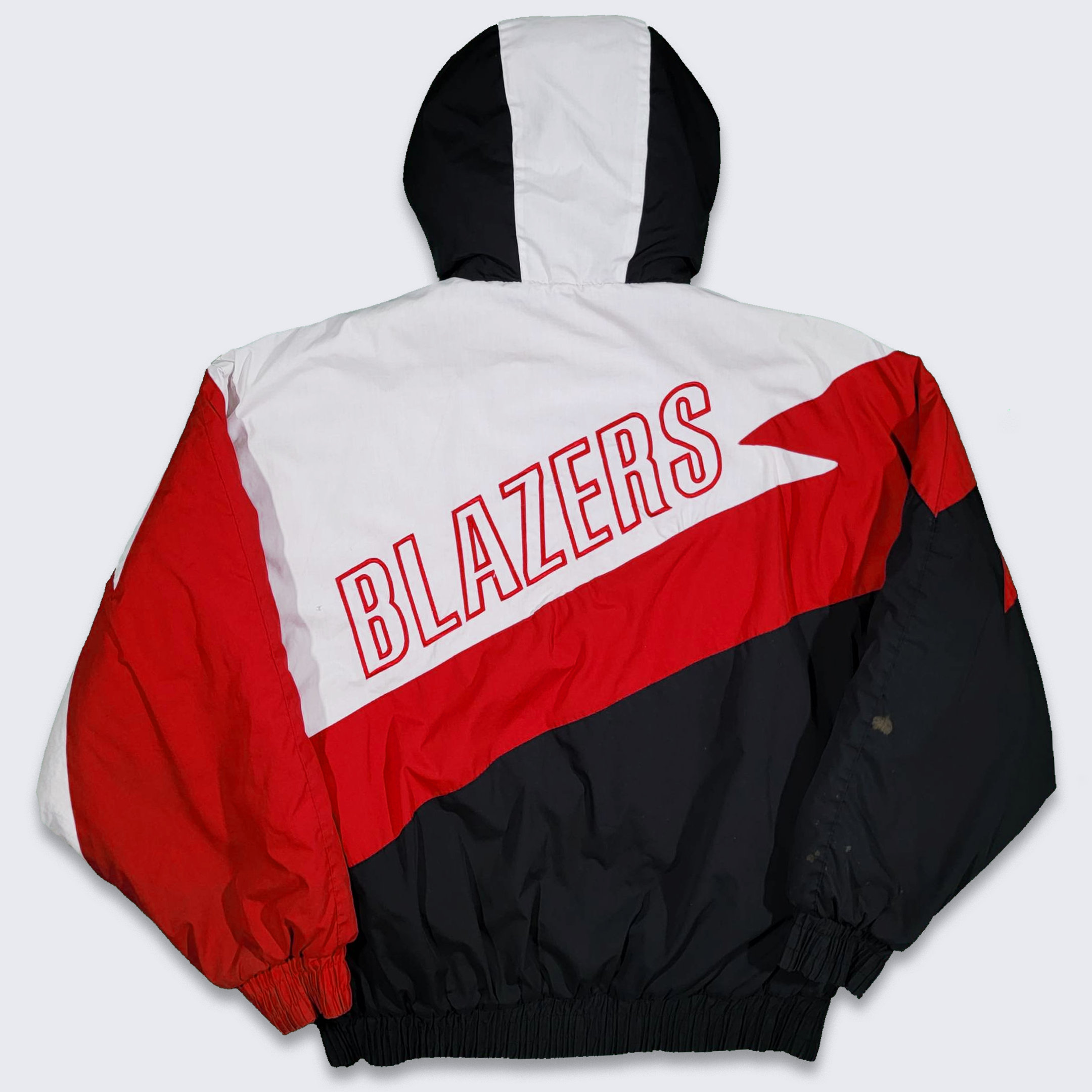 Portland Trail Blazers Vintage 90s Fans Gear Jacket very Rare 