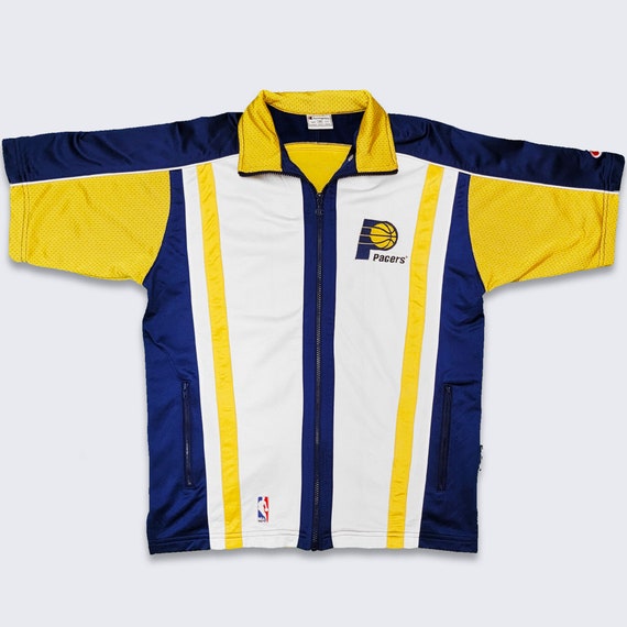 Indiana Pacers Vintage 90s Champion Warmup Jersey Shirt NBA 