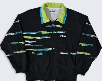 Fila Vintage 90s Windbreaker Track Jacket