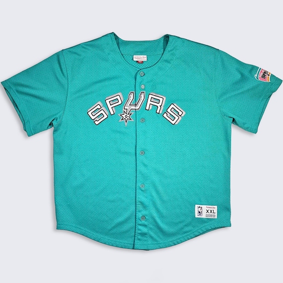 San Antonio Spurs Retro Mitchell & Ness Fiesta Basketball NBA Baseball Jersey
