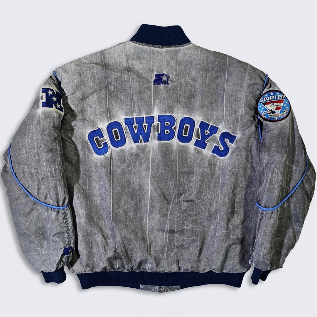 Dallas Cowboys Vintage 80s Starter Bomber Varsity Jacket - Acid