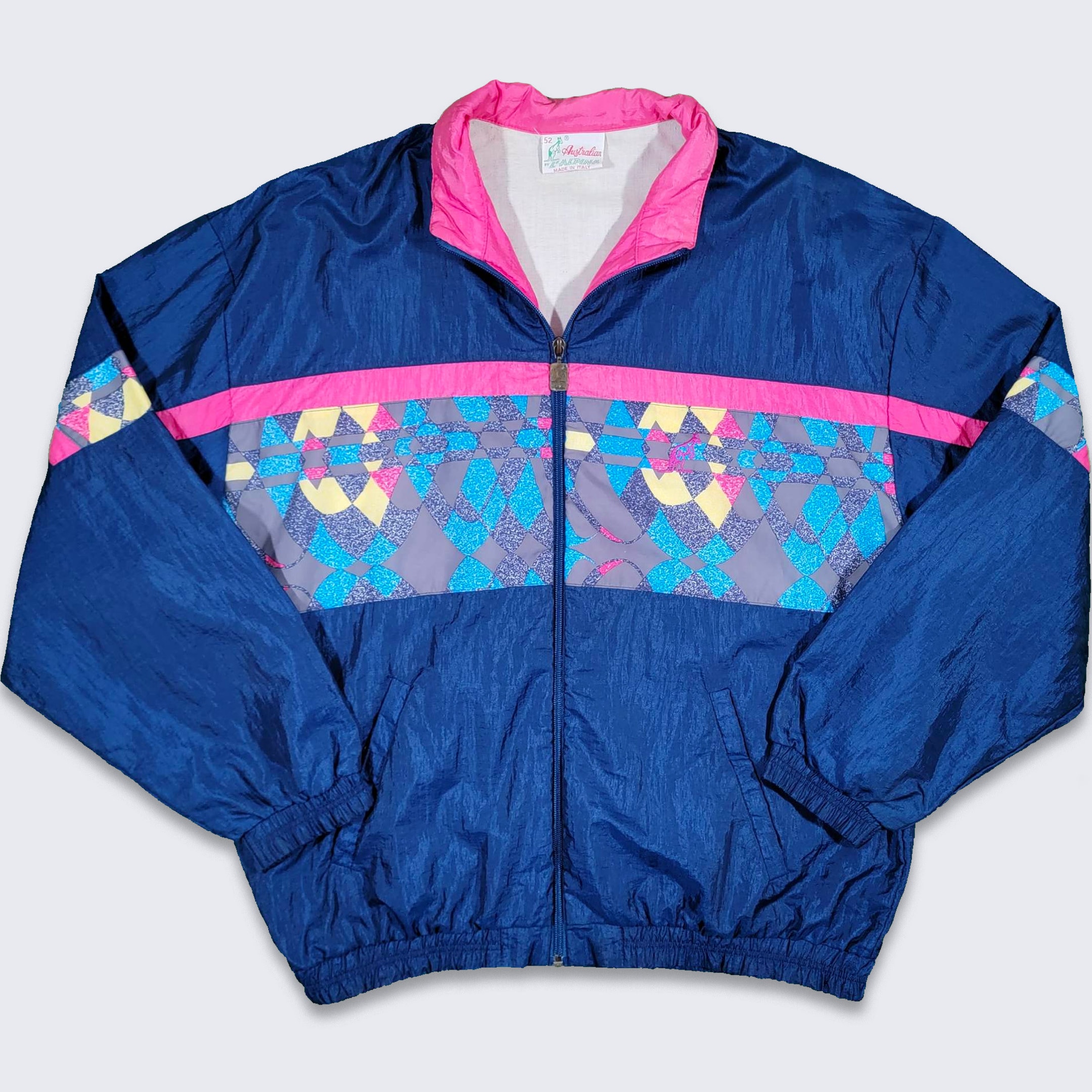 tæt billig tavle Australian Alpina Vintage 90s Windbreaker Track Jacket Made - Etsy