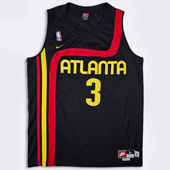 Atlanta Hawks Vintage Shareef Abdur Rahim Nike Rewind Basketball Jersey - Fully Stitched - 1974 - Size Men's : Large ( L ) - Free Shipping