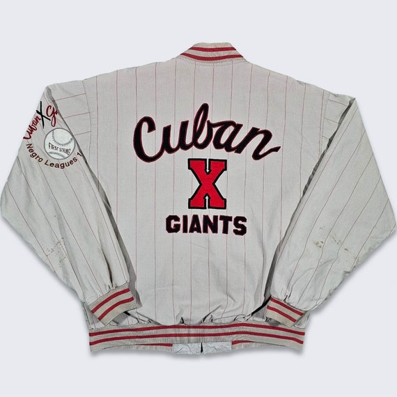 Buy Cuban X Giants Vintage 90s Negro League Baseball Jacket Mirage