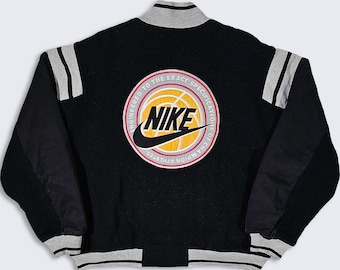 Vintage Chicago Bulls Jordan Varsity Jacket Large 1990s Nba
