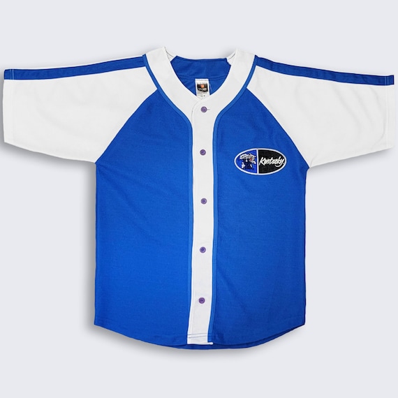 Kentucky Wildcats Vintage 90s Baseball Jersey - S… - image 1