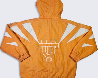 Tennessee Volunteers Vintage 90s Apex One Hooded Jacket - UT Vols College University Orange Coat - Men's Size : Medium (M) - FREE SHIPPING