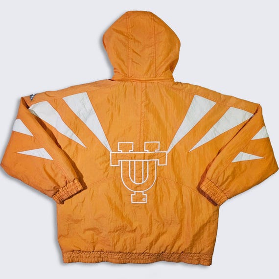 Tennessee Volunteers Vintage 90s Apex One Hooded Jacket - UT Vols College University Orange Coat - Men's Size : Medium (M) - FREE SHIPPING