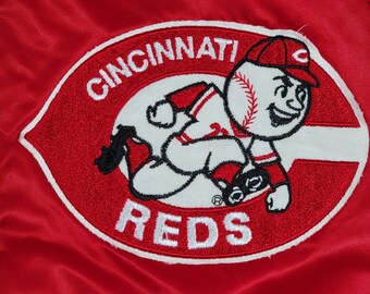 Cincinnati Reds Vintage 80s Chalk Line Satin Bomber Jacket - MLB 