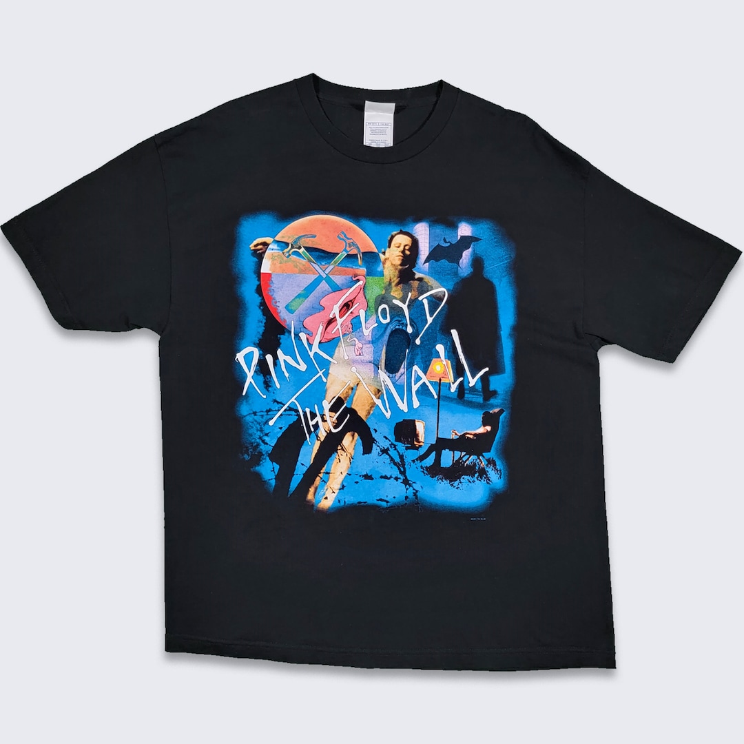 Pink Floyd Vintage the Wall T-shirt - Rock Band Music - Alstyle