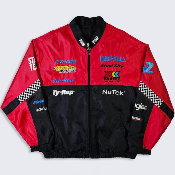 Saxon Racing Team Vintage 90s Rare Design Motorsport Jacket