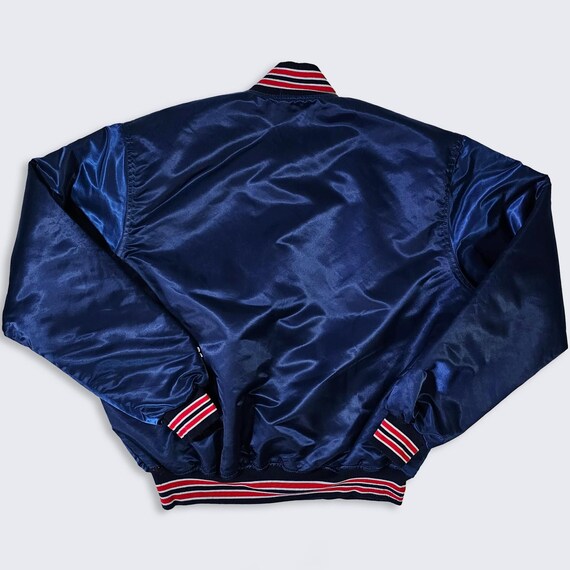 Arizona Wildcats Vintage 80s Starter Satin Bomber Jacket - Navy