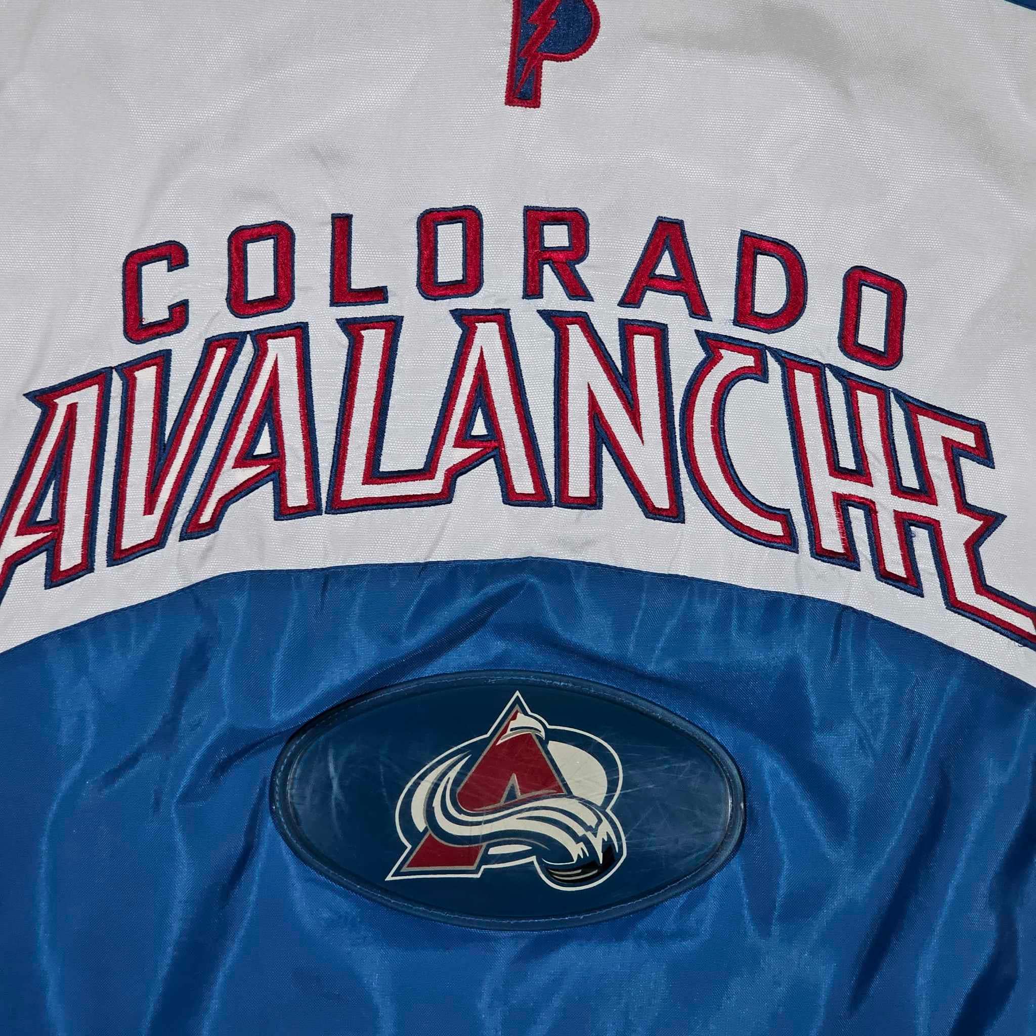 XL Men Colorado Avalanche jersey Mens xl extra large retro starter White