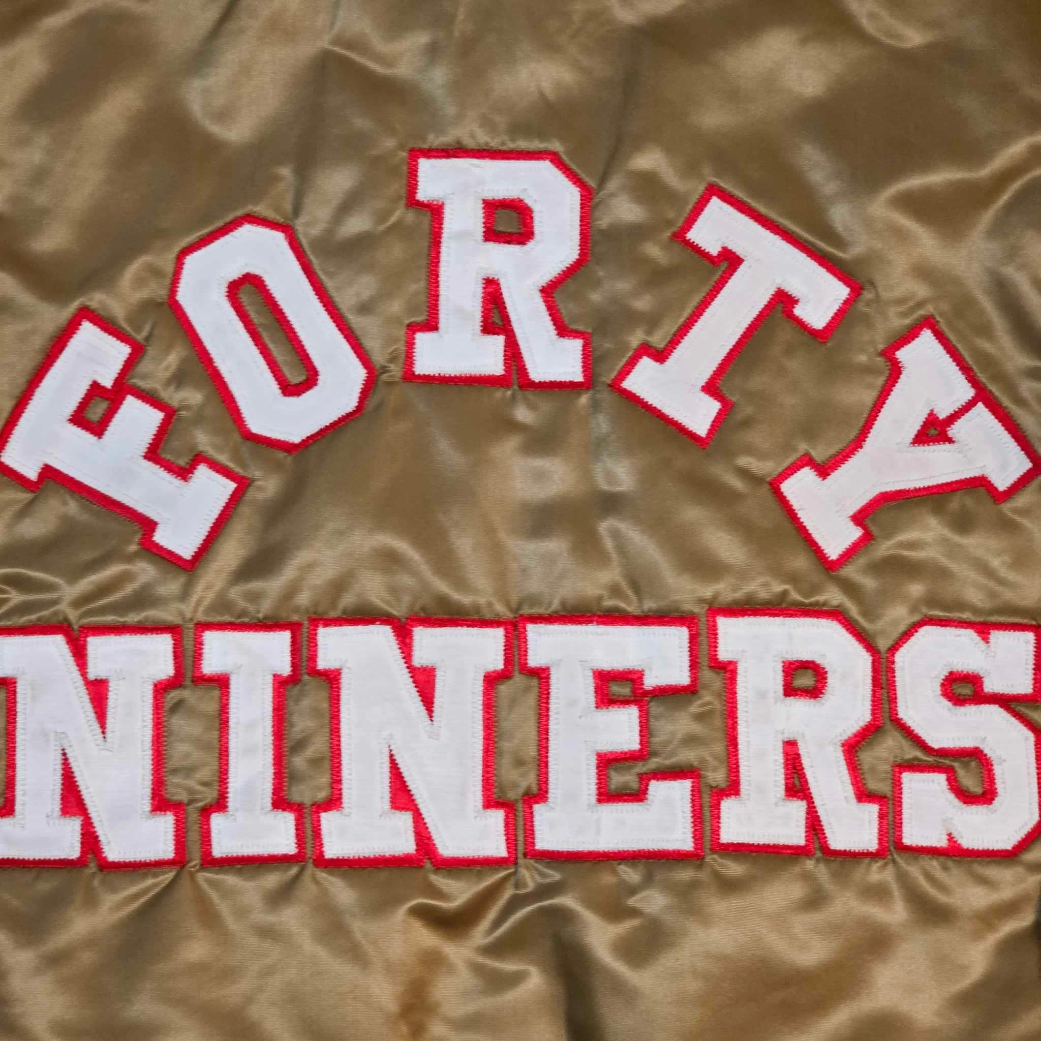 San Francisco 49ers Vintage 80s Felco Satin Bomber Jacket San Francisco 49ers Vintage 80s Felco Satin Bomber Jacket