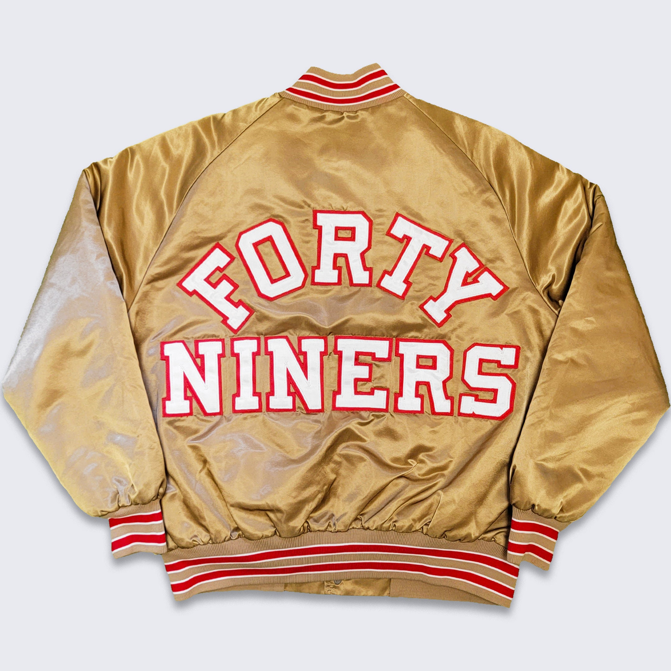 San Francisco 49ers Vintage 80s Stahl Urban Satin Bomber 