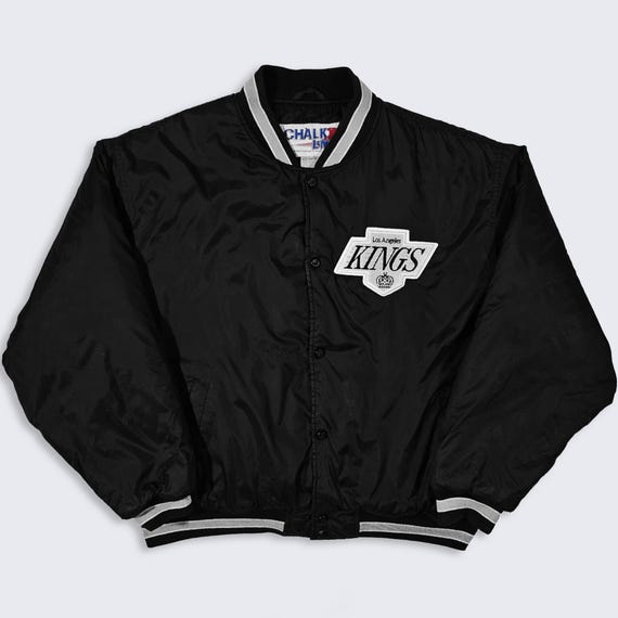 Los Angeles Kings Vintage 90s Chalk Line Bomber Jacket - NHL