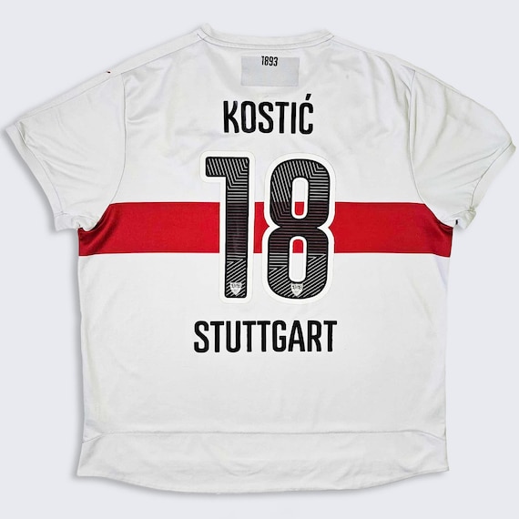 PUMA VfBシュツットガルト シュトゥットガルト フレブ 10番 Vfb Stuttgart Filip Kostic Puma Germany Soccer Jersey - White and