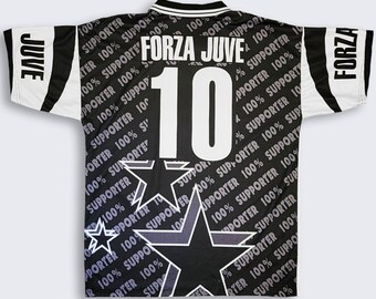 Juventus Vintage 90s Bootleg Soccer Jersey - Forza Juve