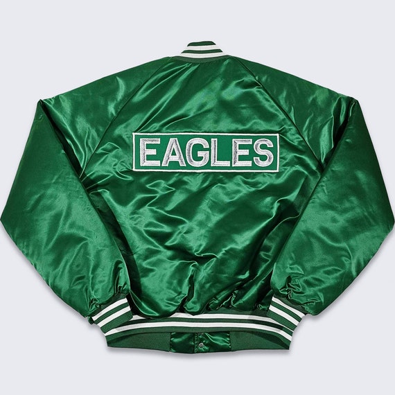 Buy Philadelphia Eagles Vintage 80s Chalk Line Satin Bomber Jacket Online  in India 