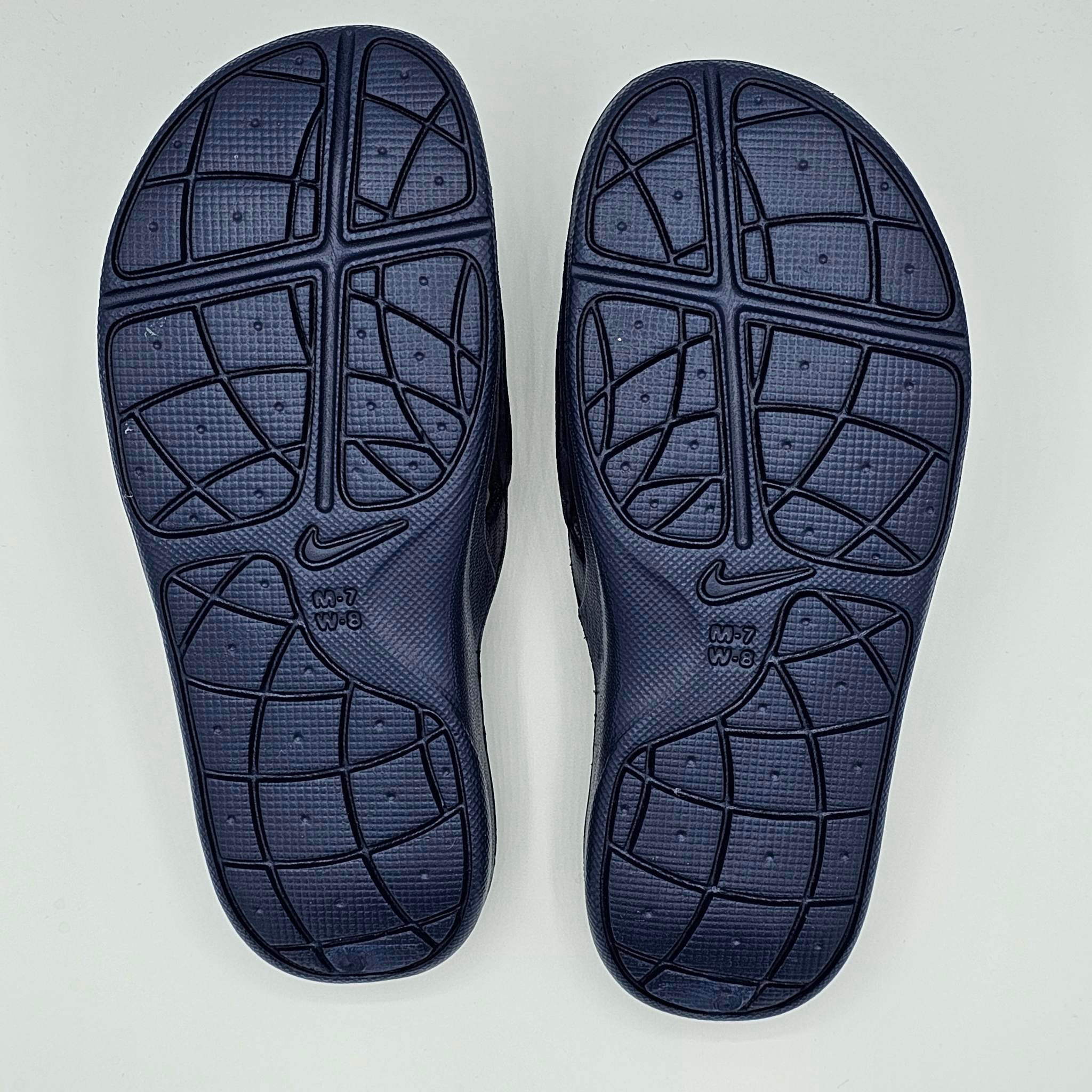 Nike Vintage Y2K 00s Slides Flip Flop Sandals - Blue and 