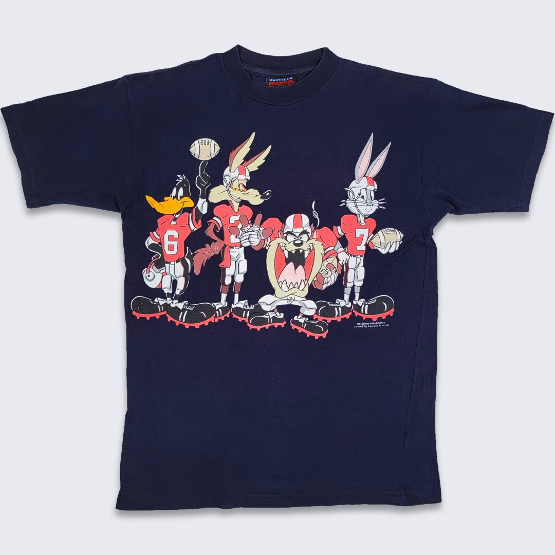Looney Tunes Vintage 90s Football Team T-shirt - Double