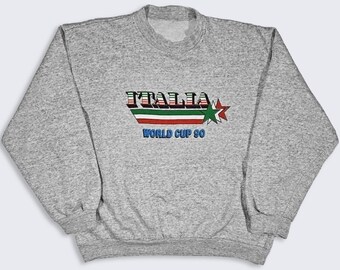 Italy Italia 90 Vintage 90s World Cup Soccer Football Sweatshirt