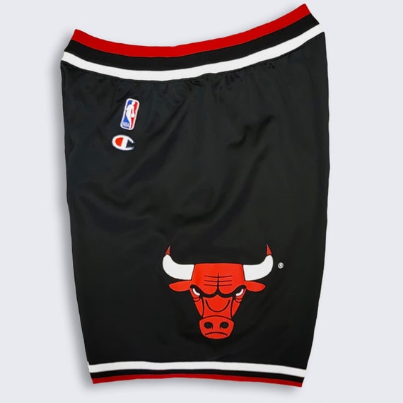 Rot Weiß S-2XL Retro Chicago Bulls Shorts Herren Stitched Basketball Shorts Neu 