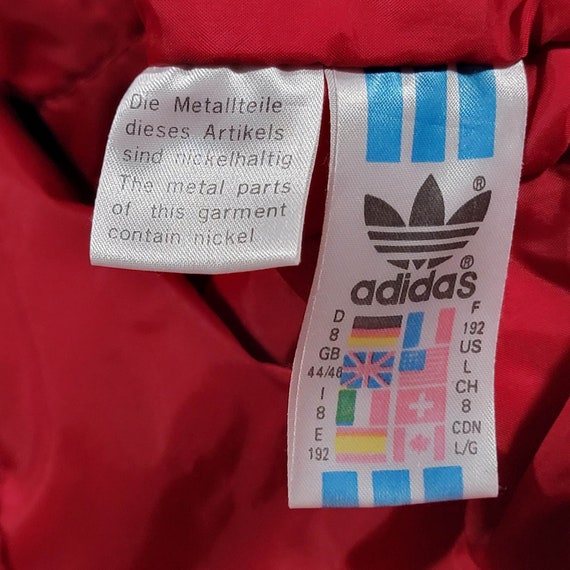 Adidas Vintage 90s Color Block Jacket - Red Blue … - image 5